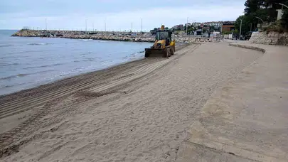Kandıra sahillerinde bayram mesaisi: 39 tonluk çöp temizlendi
