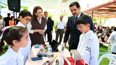 Minik çevrecilerden büyük farkındalık: Battalgazi’de atıklar sanata dönüştü