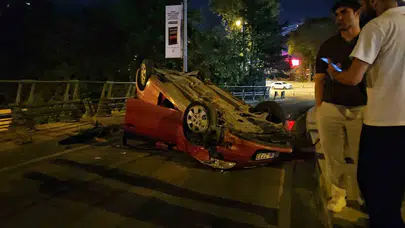 Şişli’de gece yarısı dehşeti: Köpeğe çarpmamak isterken ortalığı birbirine kattı