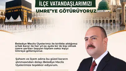 İnönü’de manevi yolculuk dönemi: Belediye her yıl 8 vatandaşı kutsal topraklara uğurlayacak