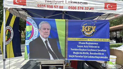 Sarı-lacivertli camiada büyük gün: Muğla’da Aziz Yıldırım için geleneksel hayır