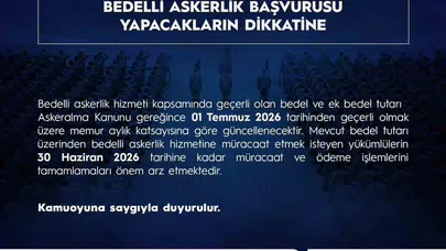 Bedelli askerlikte kritik uyarı: Eski fiyat tarifesi için son günler