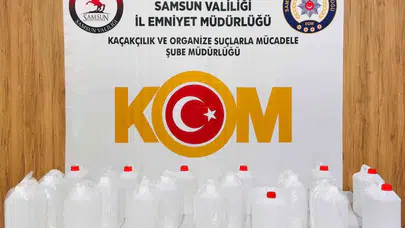 Samsun'da zehir tacirlerine geçit yok: Adrese yapılan baskında büyük miktar ele geçirildi