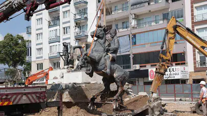 İncirliova’da tarihi emanetlere büyük özen: Atatürk heykeli ve Kuvayı Milliye Anıtı güvenceye alındı