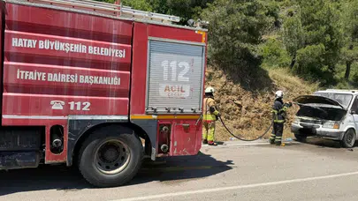 Saniyeler içinde küle döndü: Kırıkhan’da korku dolu anlar