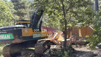 Amanosların kalbinde büyük operasyon: 225 kaçak yapı için dozerler sahaya indi