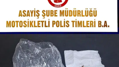 Düzce’de zehir tacirlerine geçit yok: Suç makinesi iki şüpheli cezaevine gönderildi