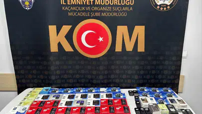 Daday'da kaçakçılığa geçit yok: Piyasa değeri yüksek 102 telefona el konuldu