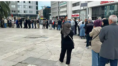 Vergi dairesinde son dakika telaşı: Samsun’da veznelerin önü ana baba günü oldu
