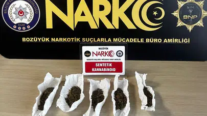 Bozüyük’te narkotik operasyonu: Çarşı merkezinde suçüstü yakalandı