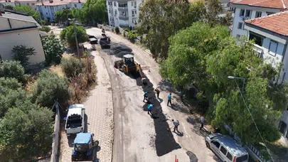Ayvalık’ta doğalgaz konforu yollara yansıyor: Belediye ekipleri sahada seferberlik ilan etti