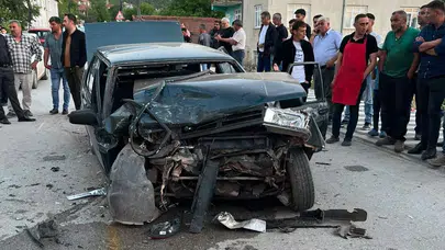 Yozgat’ta dehşet anları: Freni boşalan araç ortalığı savaş alanına çevirdi