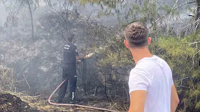 Antalya'da korkutan dumanlar: Hızlı müdahale facianın önüne geçti