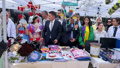 Siverek’te meslek liselilerin üretim şovu: Geleceğin ustaları hünerlerini sergiledi