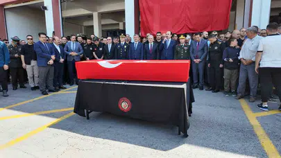 Ateşin ortasında cansiperane mücadele: Konya kahraman itfaiyecisini son yolculuğuna uğurladı