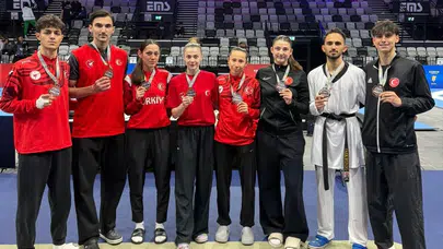 Milli taekwondocular Avrupa’yı fethetti: İtalya ve Almanya’dan 13 madalyalık gövde gösterisi