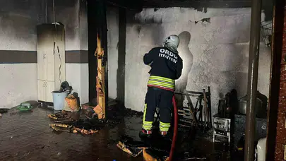 Sobadan sıçrayan kıvılcımlar dehşeti yaşattı: İmam ve ailesi hastanelik oldu