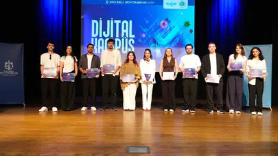 Geleceğin dünyasına Kocaeli'den güçlü adım: 237 genç dijital yetkinliklerini belgeledi