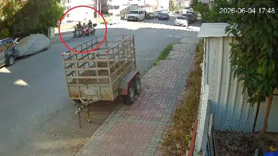 Sokak ortasında korku dolu anlar: Manevra hatası küçük çocuğu hastanelik etti