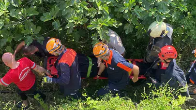 Ölümden döndüren kilitlenme: 80 metrelik uçurumda ağaçlar hayatını kurtardı