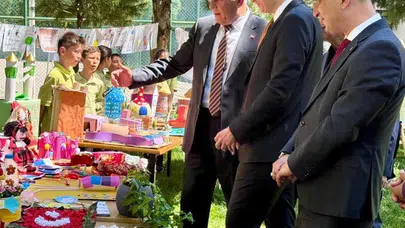 Kütahya’da yılın en renkli karnesi: Öğrencilerin el emeği göz nuru projeleri görücüye çıktı
