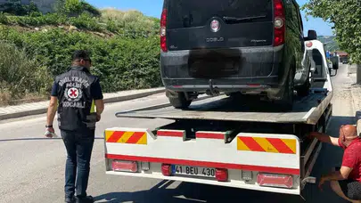 Kocaeli’de korsan taksi operasyonu: Hem sürücüye hem yolcuya ağır fatura
