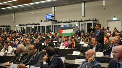 Cenevre'de İsrailli diplomata Filistin tepkisi: Kürsüye çıkınca salon ayağa kalktı
