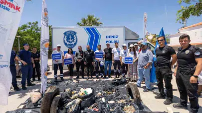 Denizden çıkanlar şoke etti: Lavabo taşından lastiğe kadar her şey var