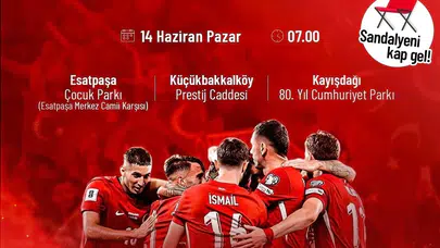 Milli gurur Ataşehir sokaklarına taşınıyor: Dünya Kupası heyecanı dev ekranlarda yaşanacak