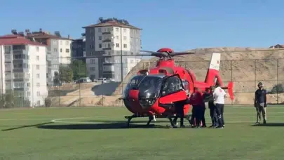Zamanla yarışan sağlık ekipleri hayat kurtardı: Kalp krizi geçiren hasta gökyüzünden gelen yardımla hayata tutundu