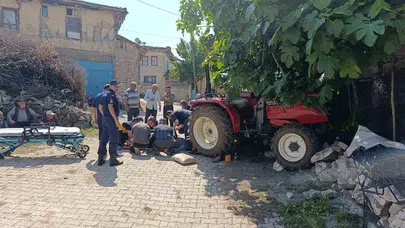 Bilecik'te tarım faciası: Traktörün üzerinden düşen sürücü kurtarılamadı