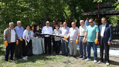 Yahyalı’da doğa için seferberlik: Minik çevreciler mesire alanını pırıl pırıl yaptı