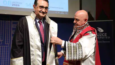 Enerji dünyasından yapay zekaya uzanan vizyon: Fatih Dönmez’e Düzce’den akademik onur