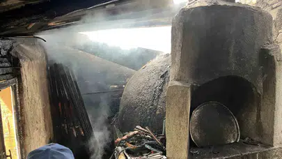 Bilecik’te korkutan alevler: Evin eklentisi küle dönmekten son anda kurtuldu