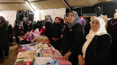 Erzurum’da el emeği Mehmetçik için sergilendi: Kursiyerlerin gurur günü