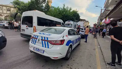 Efeler'de sokak ortasında arbede: Müdahaleye giden polis memuru hastanelik oldu