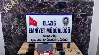 Elazığ’da 7 milyonluk vurgun: Polis operasyonuyla yakayı ele verdiler