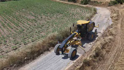 Tarlaya giden yol artık daha güvenli: Tarsus’ta hummalı çalışma