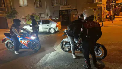Genez Sokak'ta huzur operasyonu: Kuralları hiçe sayan sürücülere ağır fatura