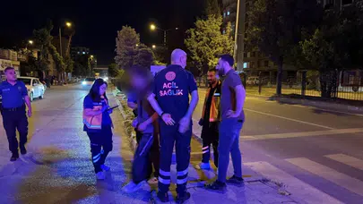 Adıyaman’da yürekleri ağza getiren anlar: Trafiğin ortasında tehlikeli bekleyiş
