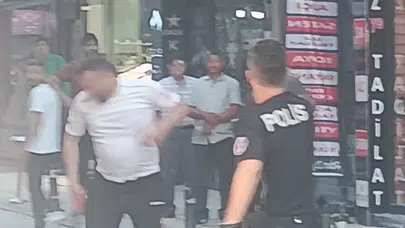Yalova’da dehşet anları: Kasap dükkanının önü savaş alanına döndü