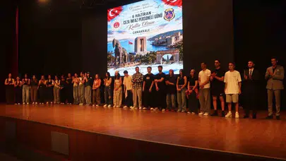 Adalet ordusunun gizli kahramanları Çanakkale’de buluştu: Fedakarlığa ödüllü kutlama