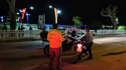 Cide’de abart egzoz faturası ağır oldu: Hem ehliyeti yetmedi hem cebi yandı