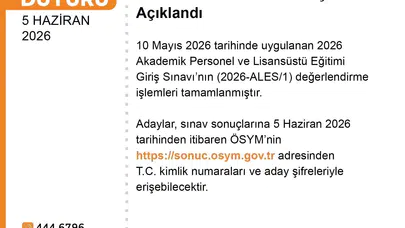 Akademik kariyer yolculuğunda kritik viraj: ALES sonuçları erişime açıldı