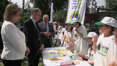 Gelecek nesillerden emanet aldığımız dünyayı korumak için Edirne’de dev buluşma: Minikler atıklara hayat verdi