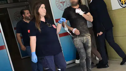 İş kazası ucuz atlatılmadı: Mobilya atölyesinde korkunç anlar