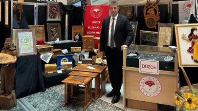 Düzce’nin ustalığı başkentte vitrine çıktı: Geleneksel sanatlar büyük ilgi gördü