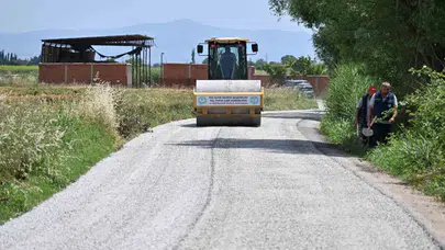 Salihli’nin ulaşım çilesi tarih oldu: 5 mahalle yeni yollarına kavuştu