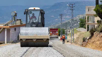 Gülnar’da ulaşım çilesi tarih oldu: 5 mahalleyi birbirine bağlayan dev projede sona gelindi