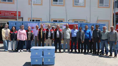 Elazığ’da bal üretimi için dev adım: Kovanlar üreticilere teslim edildi